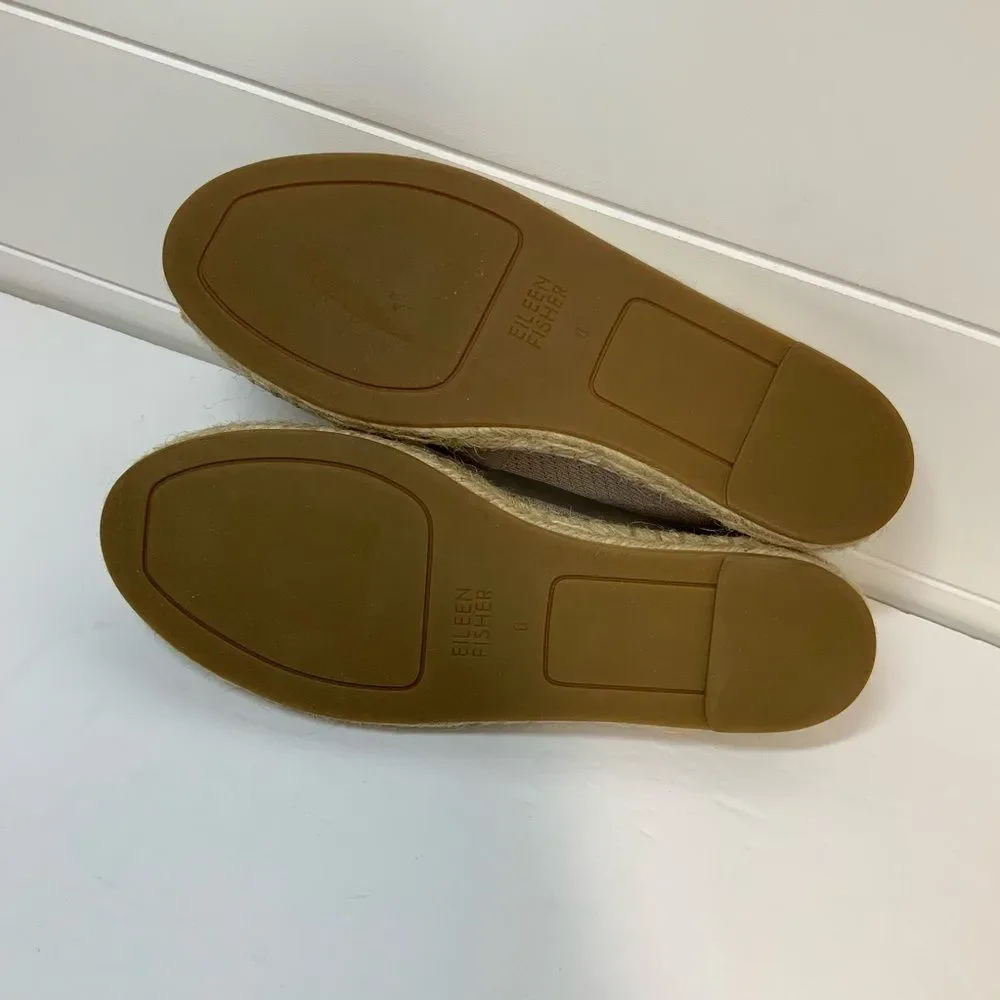 Eileen Fisher Live Knit Espadrille Flats Size 6 NWOT